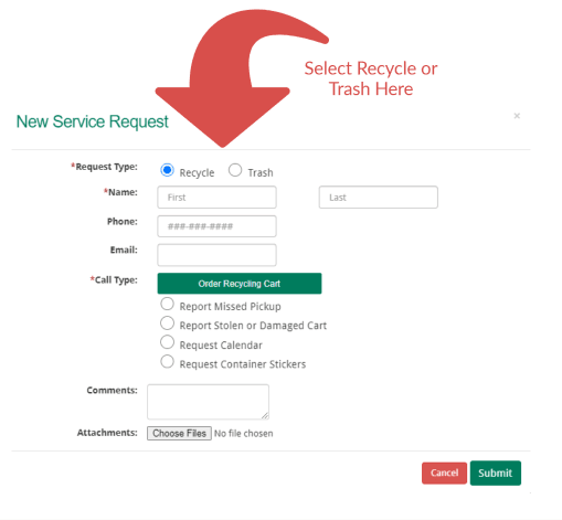 on-line service options