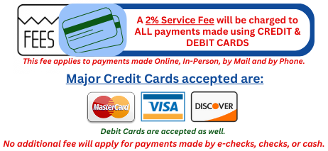 Credit Card Payment - fees