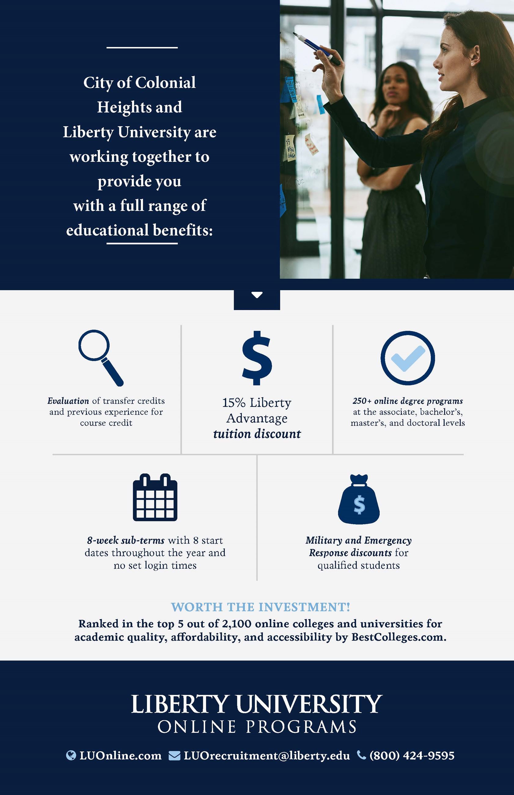 Liberty Corporate Affiliate Poster Colonial Heights