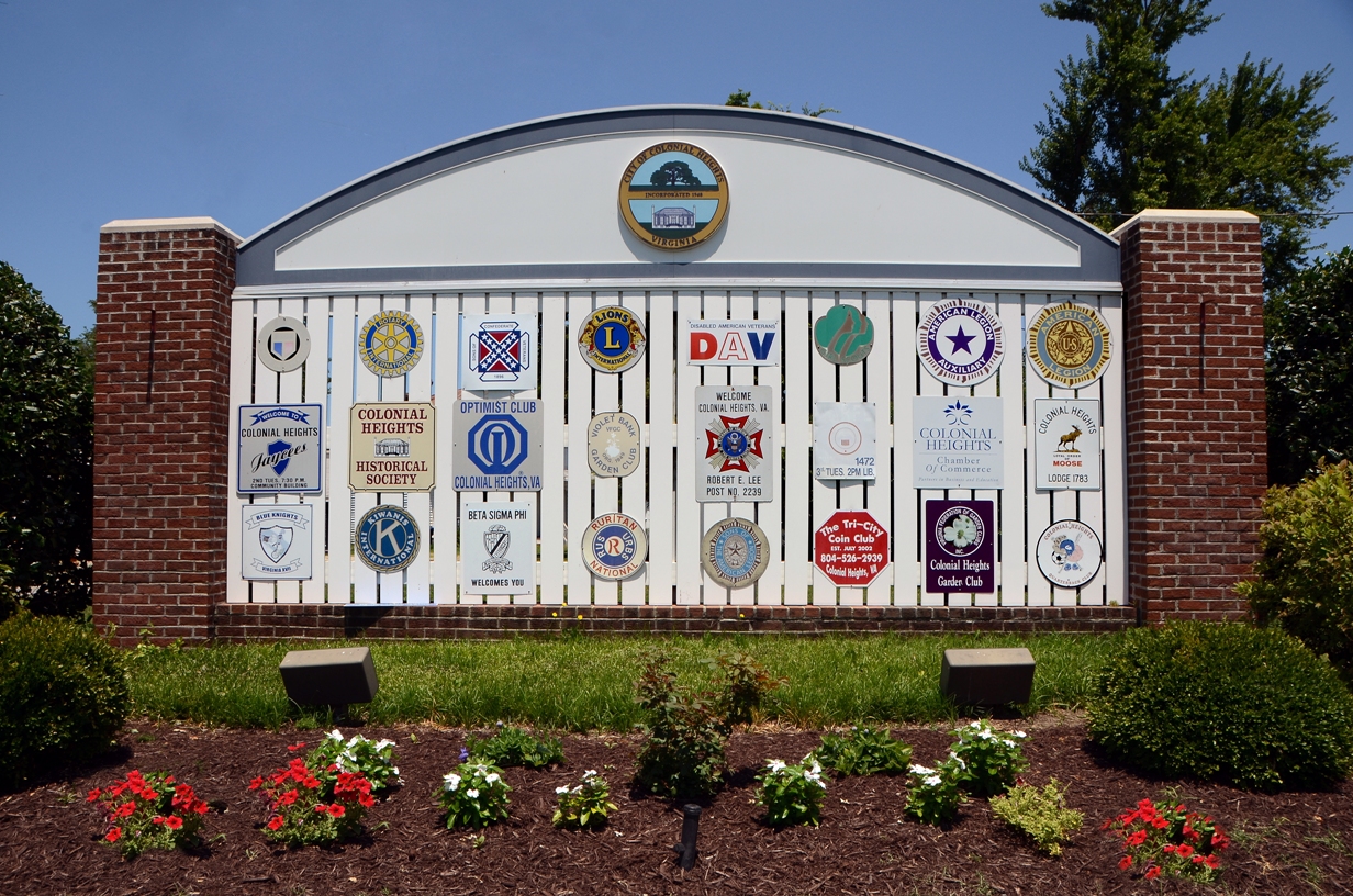 Civic Organizations Entrance Sign
